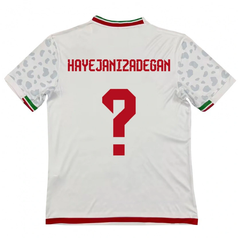 Danxen Niño Camiseta Irán Iliya Hayejanizadegan #0 Blanco Rojo 1ª Equipación 26-28 La Camisa México