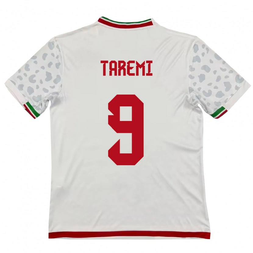Danxen Niño Camiseta Irán Mehdi Taremi #9 Blanco Rojo 1ª Equipación 26-28 La Camisa México