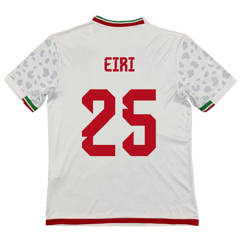 Danxen Niño Camiseta Irán Danial Eiri #25 Blanco Rojo 1ª Equipación 26-28 La Camisa México