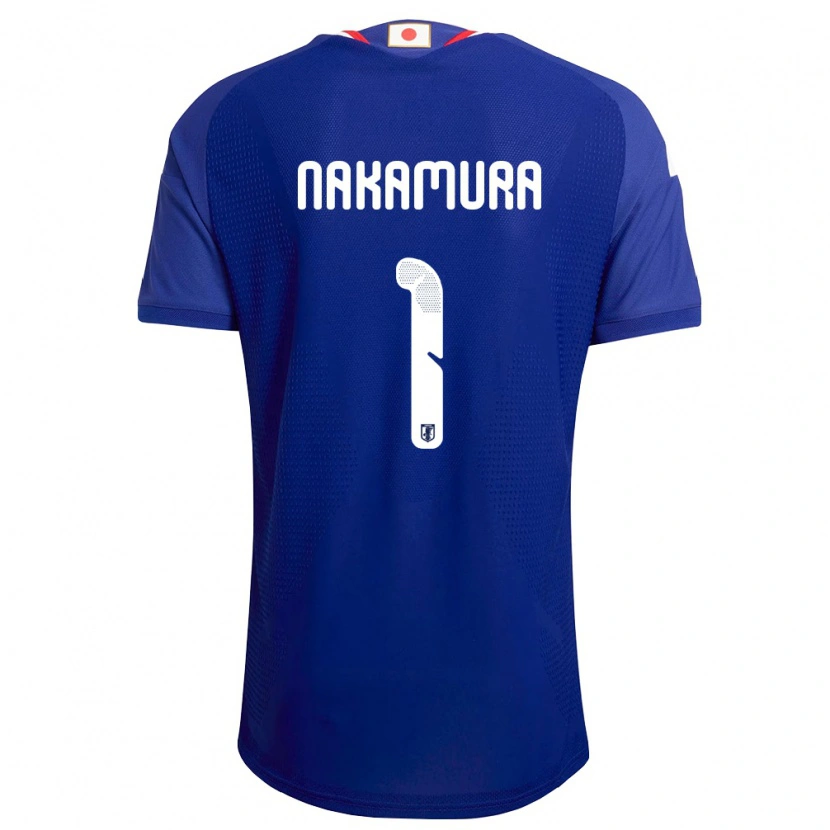 Danxen Niño Camiseta Japón Keisuke Nakamura #1 Azul Blanco Rojo 1ª Equipación 26-28 La Camisa México