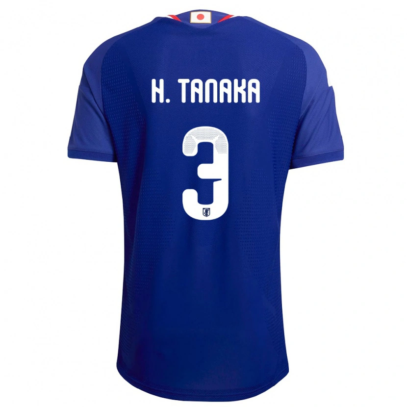 Danxen Niño Camiseta Japón Hayato Tanaka #3 Azul Blanco Rojo 1ª Equipación 26-28 La Camisa México