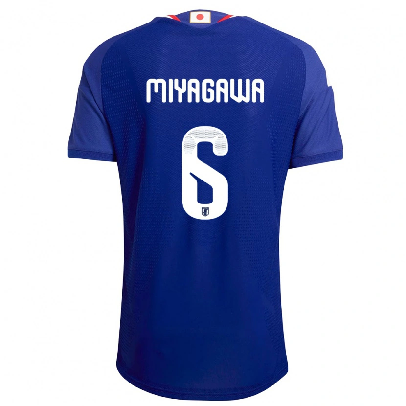 Danxen Niño Camiseta Japón Asato Miyagawa #6 Azul Blanco Rojo 1ª Equipación 26-28 La Camisa México