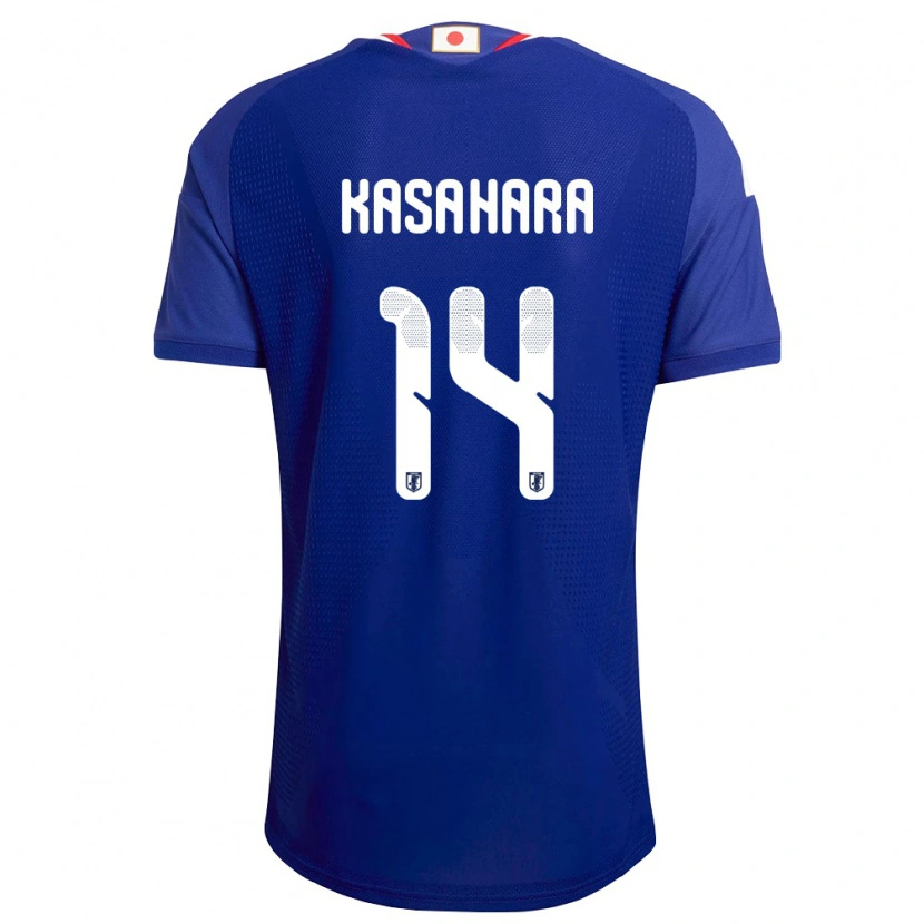 Danxen Niño Camiseta Japón Kyota Kasahara #14 Azul Blanco Rojo 1ª Equipación 26-28 La Camisa México