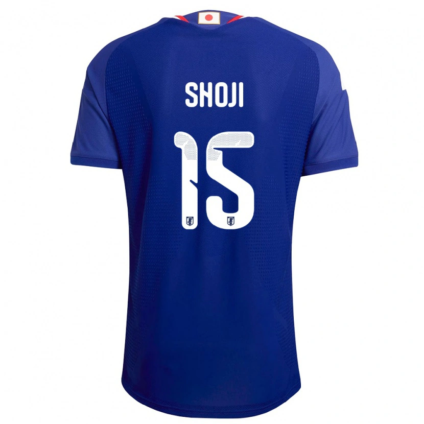 Danxen Niño Camiseta Japón Eito Shoji #15 Azul Blanco Rojo 1ª Equipación 26-28 La Camisa México