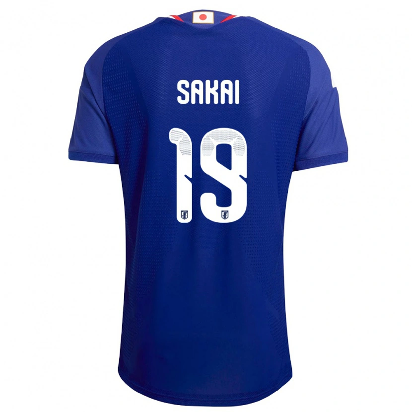 Danxen Niño Camiseta Japón Hiroki Sakai #19 Azul Blanco Rojo 1ª Equipación 26-28 La Camisa México