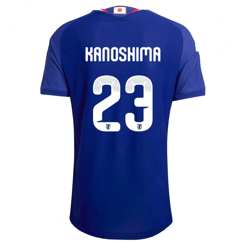 Danxen Niño Camiseta Japón Yu Kanoshima #23 Azul Blanco Rojo 1ª Equipación 26-28 La Camisa México