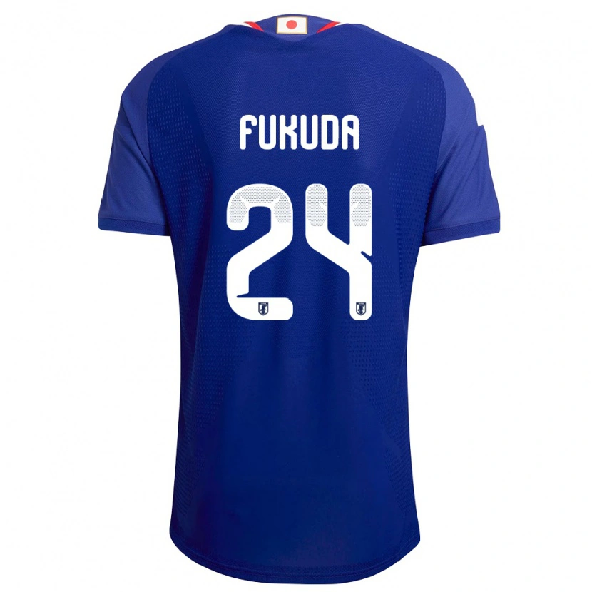 Danxen Niño Camiseta Japón Shio Fukuda #24 Azul Blanco Rojo 1ª Equipación 26-28 La Camisa México