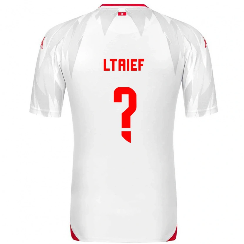 Danxen Niño Camiseta Túnez Sayfallah Ltaief #0 Blanco Rojo 1ª Equipación 26-28 La Camisa México