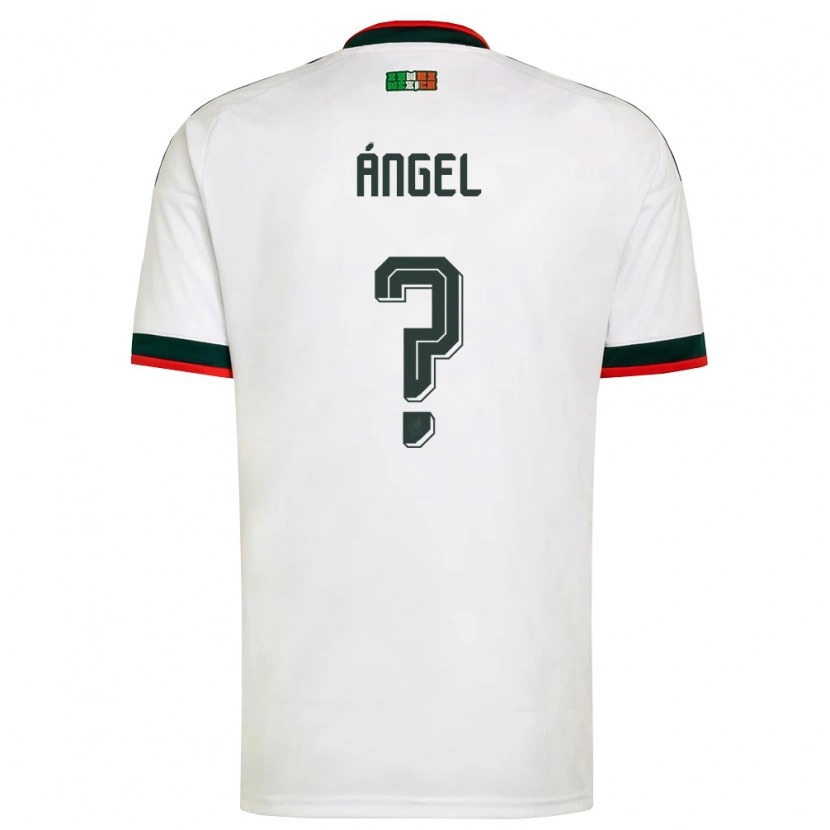 Danxen Niño Camiseta México Ángel Rodríguez #0 Blanco Borgoña Verde 2ª Equipación 26-28 La Camisa México