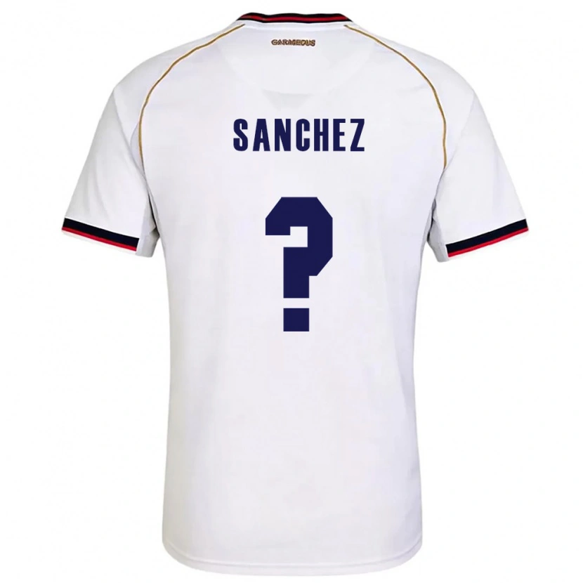 Danxen Niño Camiseta Panamá Aimar Sánchez #0 Blanco Rojo 2ª Equipación 26-28 La Camisa México