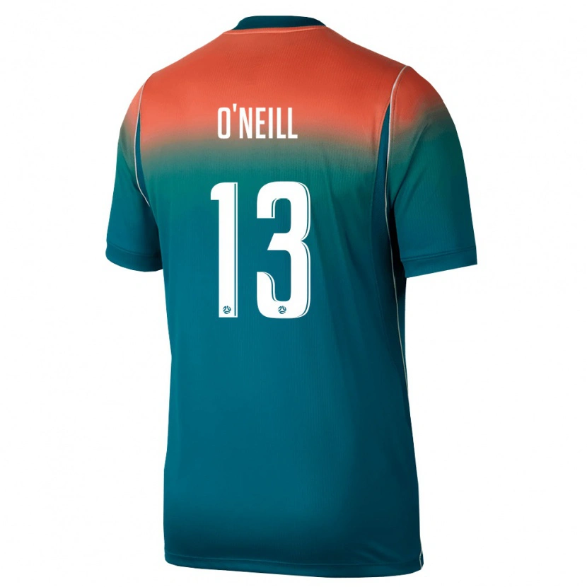 Danxen Niño Camiseta Australia Aiden O'neill #13 Verde Rosa 2ª Equipación 26-28 La Camisa México
