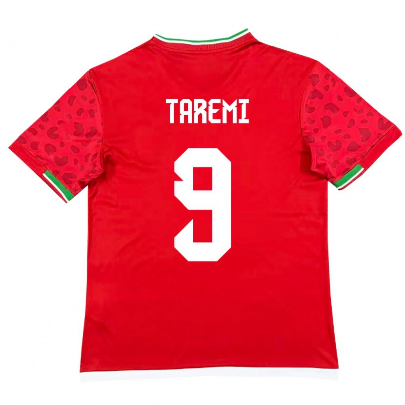Danxen Niño Camiseta Irán Mehdi Taremi #9 Rojo Blanco 2ª Equipación 26-28 La Camisa México