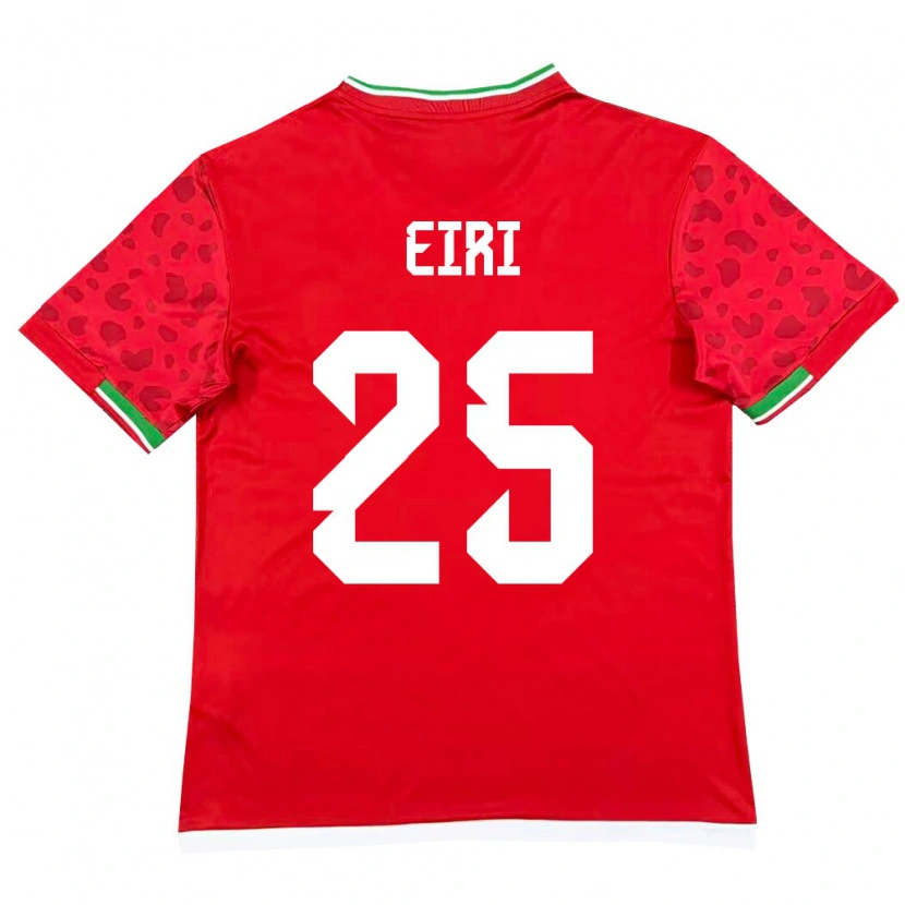 Danxen Niño Camiseta Irán Danial Eiri #25 Rojo Blanco 2ª Equipación 26-28 La Camisa México