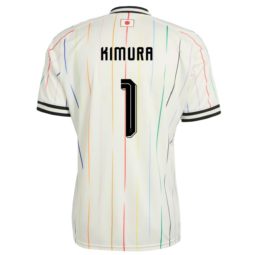Danxen Niño Camiseta Japón Ryoya Kimura #1 Blanco Negro 2ª Equipación 26-28 La Camisa México