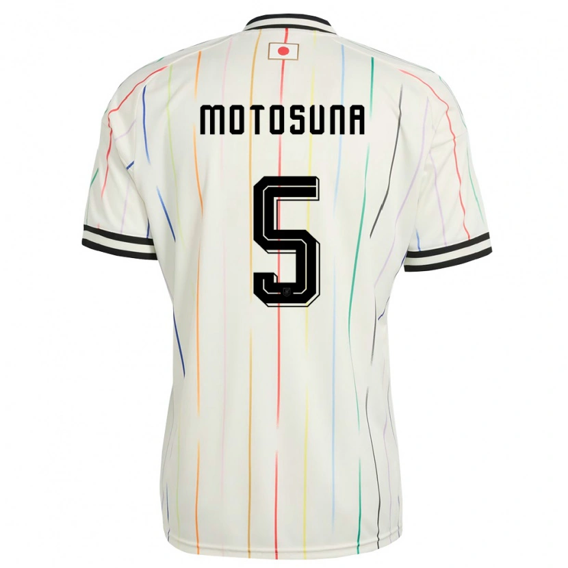 Danxen Niño Camiseta Japón Anthony Motosuna #5 Blanco Negro 2ª Equipación 26-28 La Camisa México