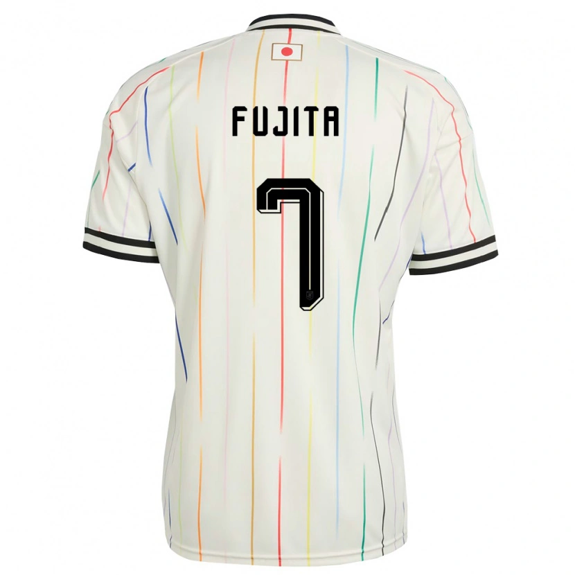 Danxen Niño Camiseta Japón Joel Chima Fujita #7 Blanco Negro 2ª Equipación 26-28 La Camisa México