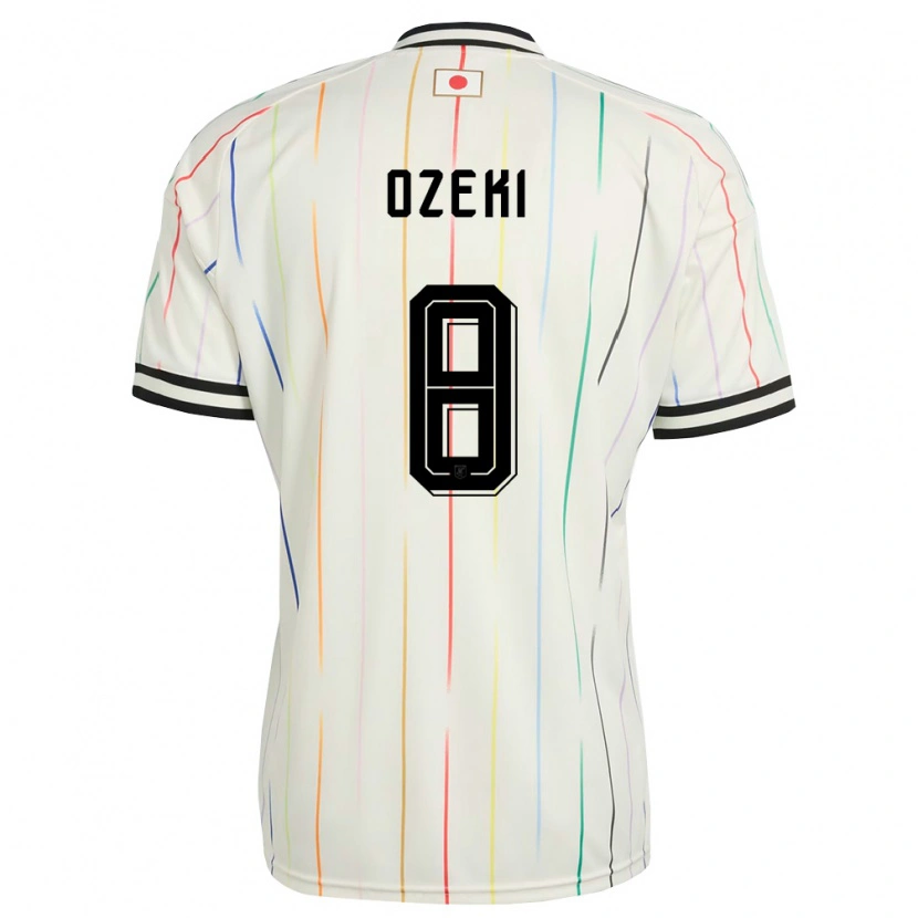 Danxen Niño Camiseta Japón Yuto Ozeki #8 Blanco Negro 2ª Equipación 26-28 La Camisa México