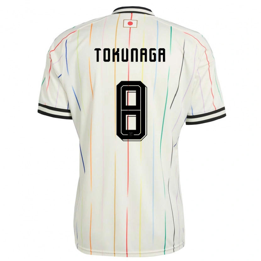 Danxen Niño Camiseta Japón Ryo Tokunaga #8 Blanco Negro 2ª Equipación 26-28 La Camisa México