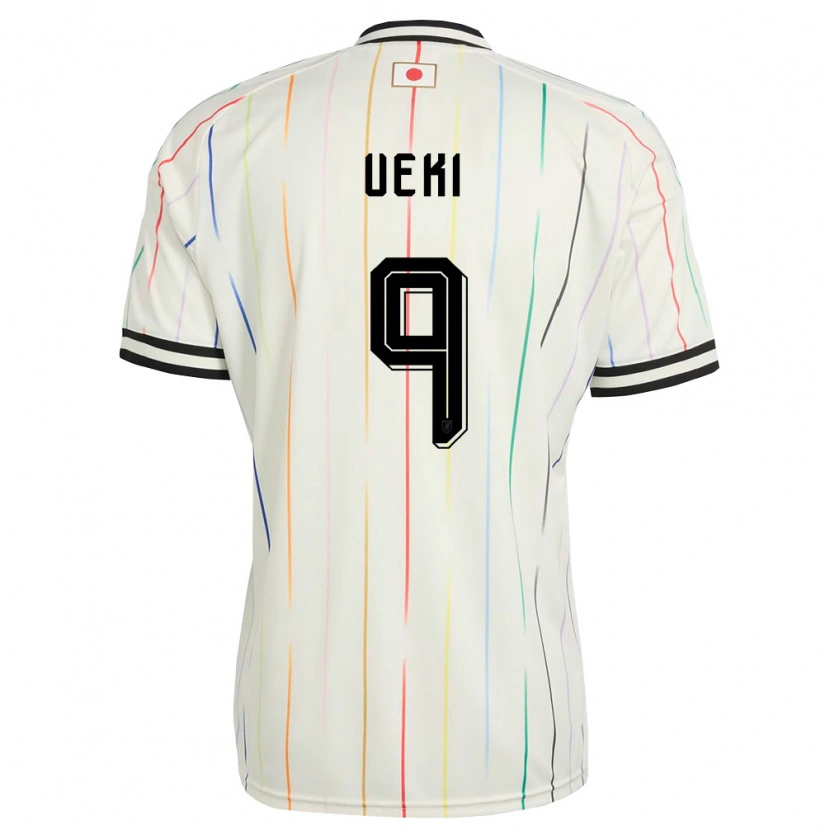 Danxen Niño Camiseta Japón Riko Ueki #9 Blanco Negro 2ª Equipación 26-28 La Camisa México