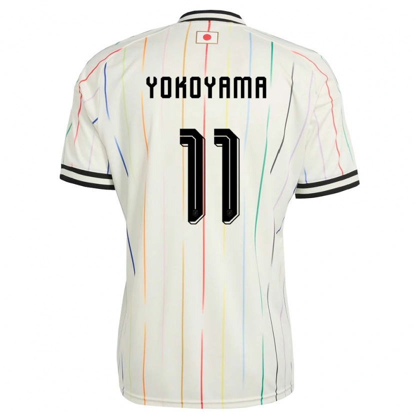 Danxen Niño Camiseta Japón Yumeki Yokoyama #11 Blanco Negro 2ª Equipación 26-28 La Camisa México