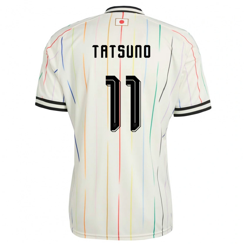 Danxen Niño Camiseta Japón Kyoya Tatsuno #11 Blanco Negro 2ª Equipación 26-28 La Camisa México