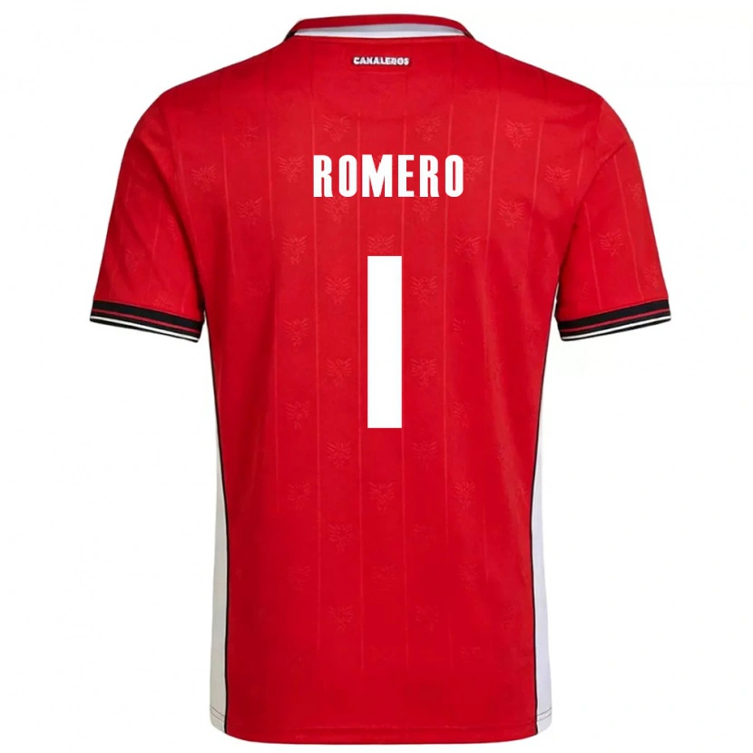 Danxen Hombre Camiseta Panamá Manuel Romero #1 Rojo Marrón Blanco 1ª Equipación 26-28 La Camisa México