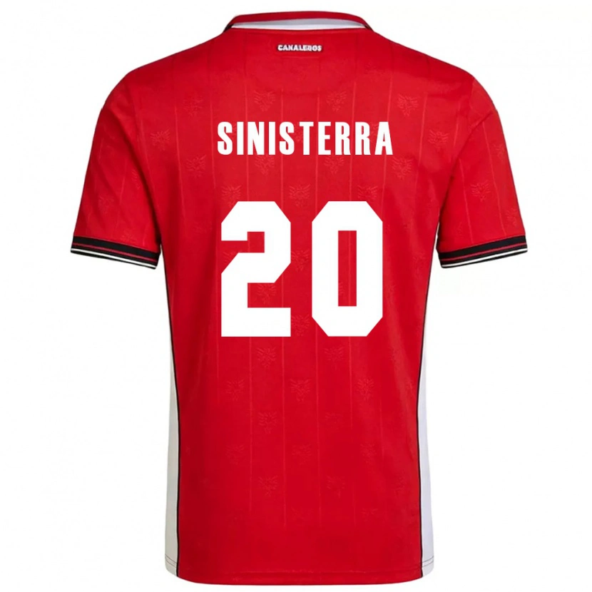 Danxen Hombre Camiseta Panamá Carlos Sinisterra #20 Rojo Marrón Blanco 1ª Equipación 26-28 La Camisa México