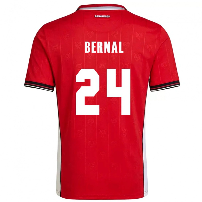Danxen Hombre Camiseta Panamá Kevin Bernal #24 Rojo Marrón Blanco 1ª Equipación 26-28 La Camisa México