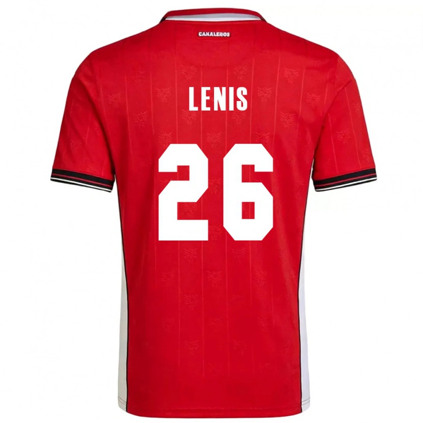 Danxen Hombre Camiseta Panamá Kahiser Lenis #26 Rojo Marrón Blanco 1ª Equipación 26-28 La Camisa México