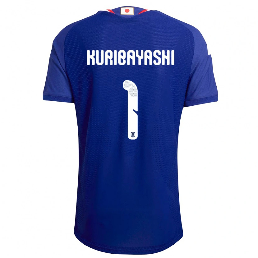 Danxen Hombre Camiseta Japón Hayato Kuribayashi #1 Azul Blanco Rojo 1ª Equipación 26-28 La Camisa México