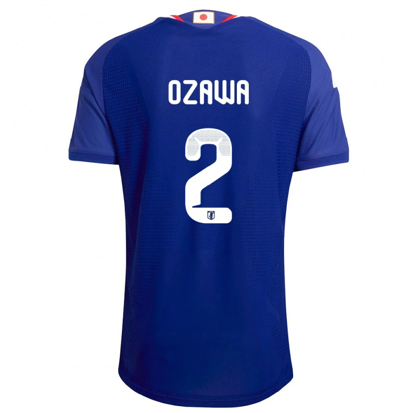 Danxen Hombre Camiseta Japón Haruki Ozawa #2 Azul Blanco Rojo 1ª Equipación 26-28 La Camisa México