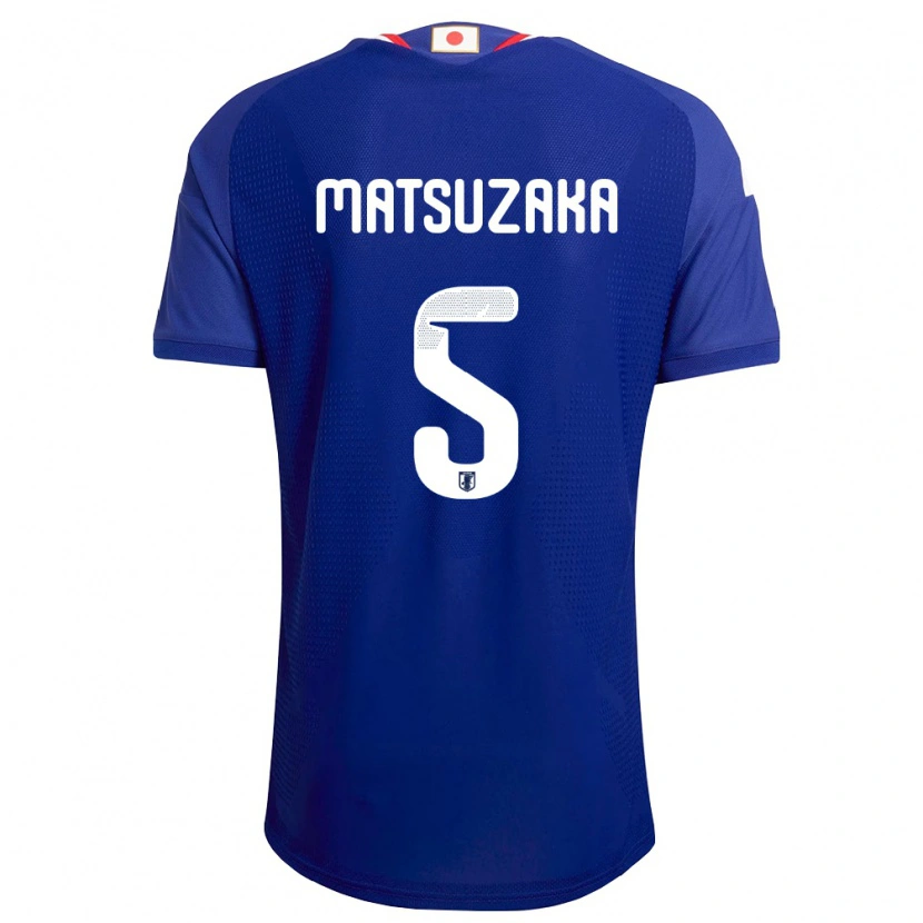 Danxen Hombre Camiseta Japón Aoi Matsuzaka #5 Azul Blanco Rojo 1ª Equipación 26-28 La Camisa México