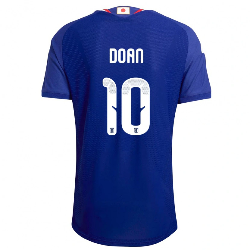 Danxen Hombre Camiseta Japón Ritsu Doan #10 Azul Blanco Rojo 1ª Equipación 26-28 La Camisa México