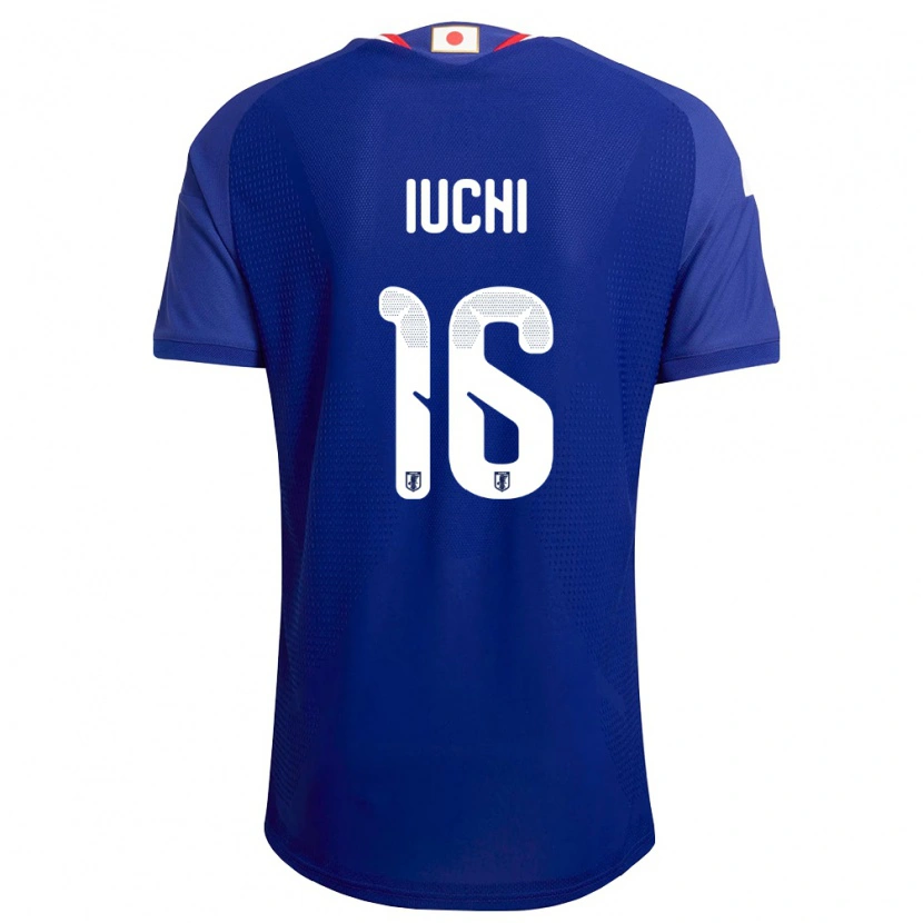 Danxen Hombre Camiseta Japón Yosuke Iuchi #16 Azul Blanco Rojo 1ª Equipación 26-28 La Camisa México