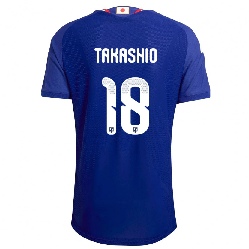 Danxen Hombre Camiseta Japón Hayase Takashio #18 Azul Blanco Rojo 1ª Equipación 26-28 La Camisa México