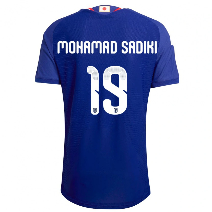 Danxen Hombre Camiseta Japón Mohamad Sadiki Wade #19 Azul Blanco Rojo 1ª Equipación 26-28 La Camisa México