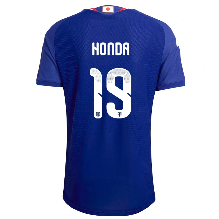 Danxen Hombre Camiseta Japón Fuchi Honda #19 Azul Blanco Rojo 1ª Equipación 26-28 La Camisa México
