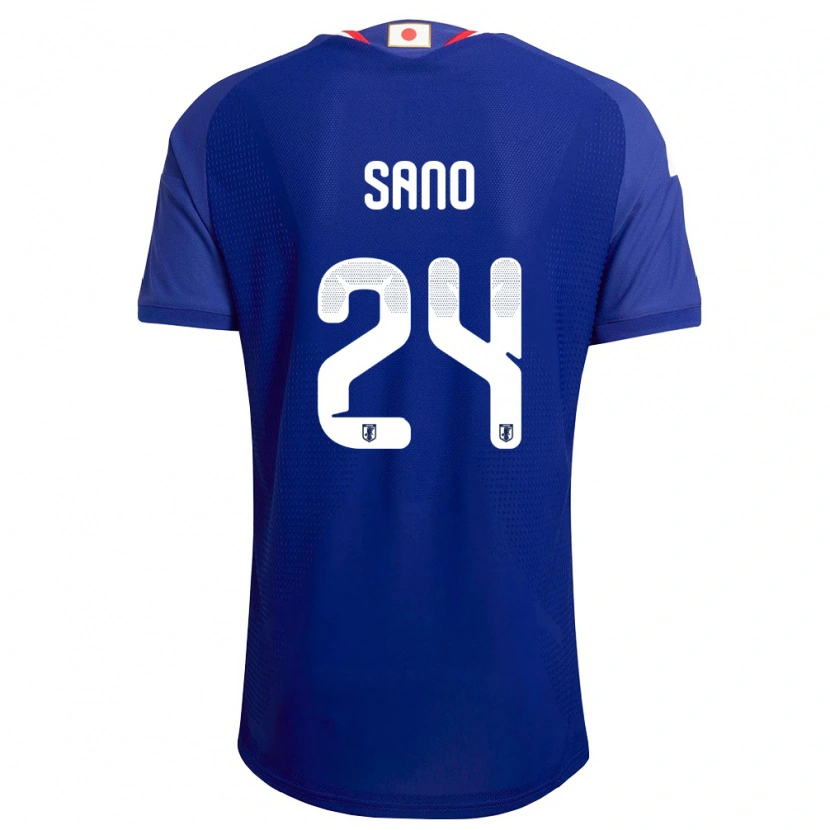 Danxen Hombre Camiseta Japón Kaishu Sano #24 Azul Blanco Rojo 1ª Equipación 26-28 La Camisa México