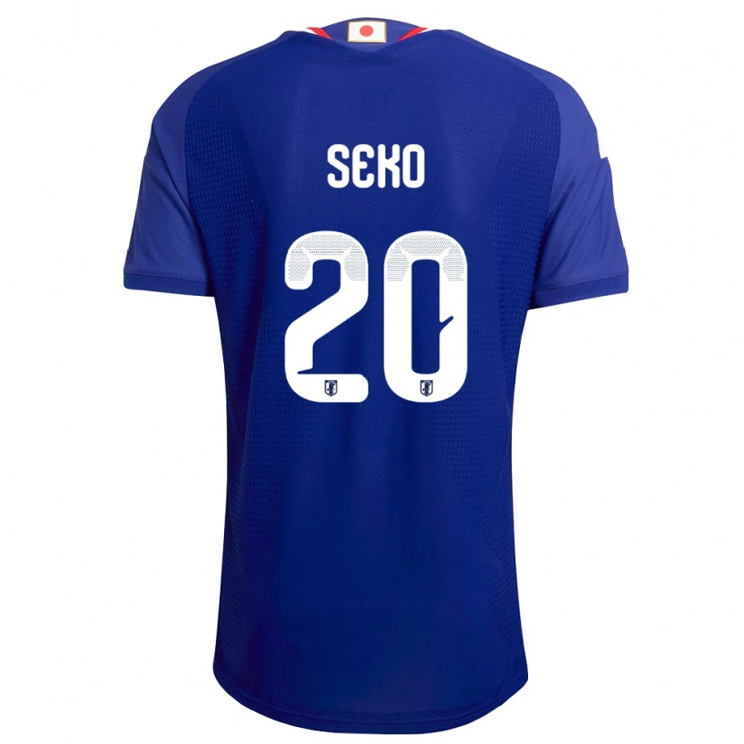 Danxen Hombre Camiseta Japón Ayumu Seko #20 Azul Blanco Rojo 1ª Equipación 26-28 La Camisa México