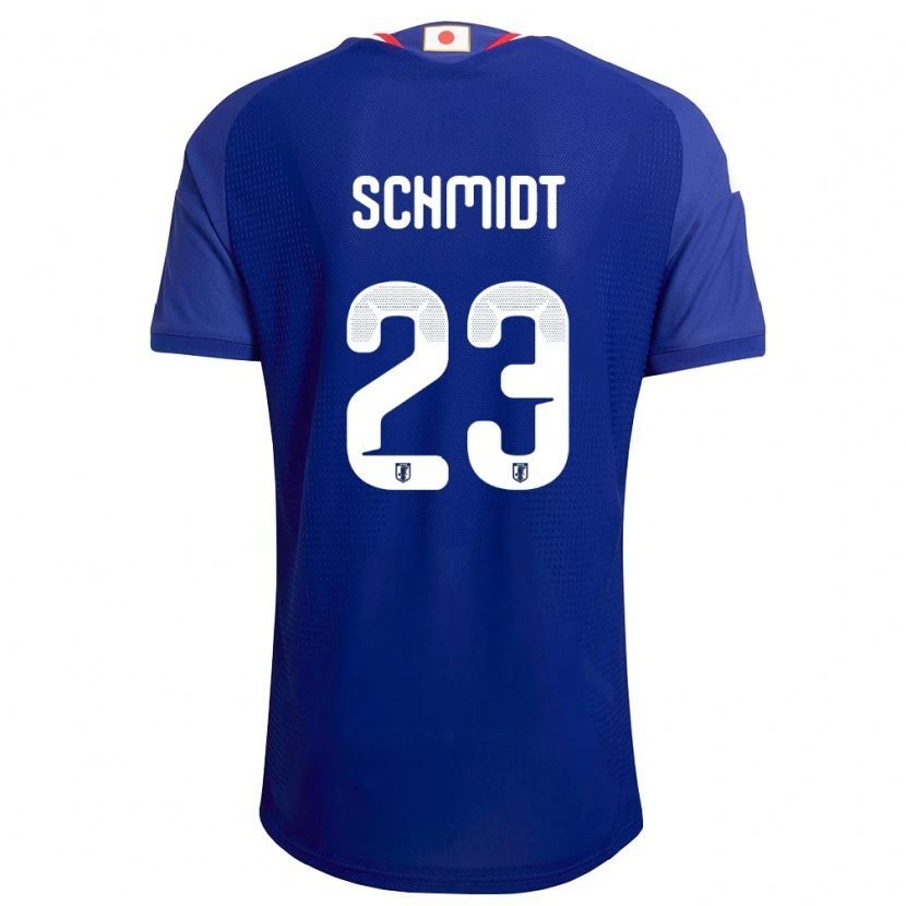 Danxen Hombre Camiseta Japón Daniel Schmidt #23 Azul Blanco Rojo 1ª Equipación 26-28 La Camisa México