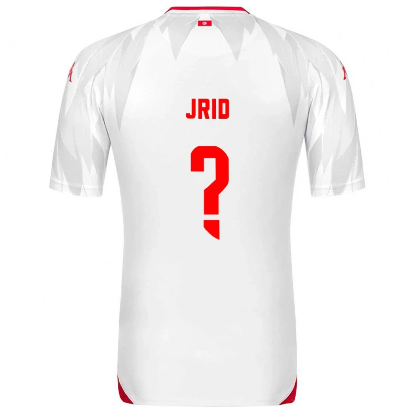 Danxen Hombre Camiseta Túnez Chamseddine Jrid #0 Blanco Rojo 1ª Equipación 26-28 La Camisa México