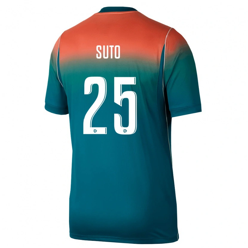 Danxen Hombre Camiseta Australia Ante Suto #25 Verde Rosa 2ª Equipación 26-28 La Camisa México