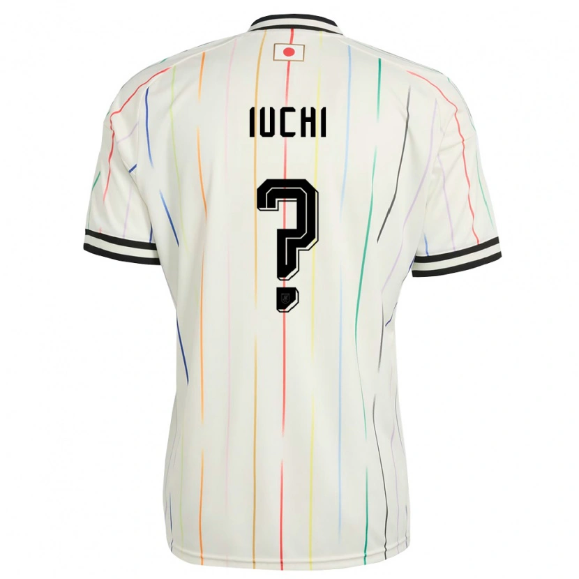 Danxen Hombre Camiseta Japón Ryotaro Iuchi #0 Blanco Negro 2ª Equipación 26-28 La Camisa México