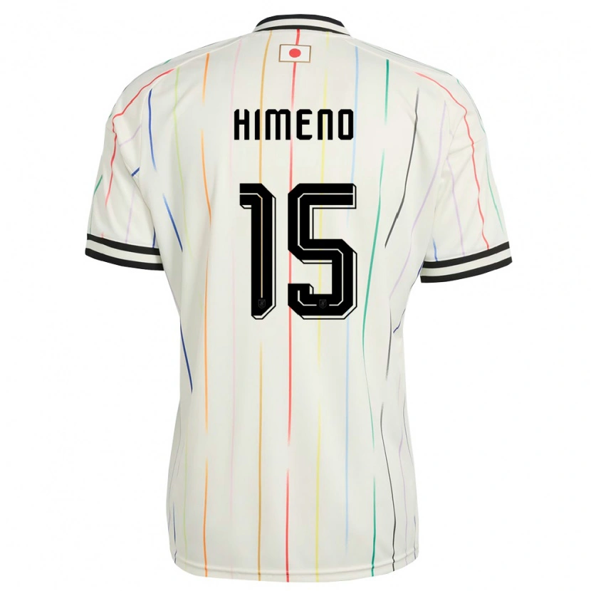 Danxen Hombre Camiseta Japón Makoto Himeno #15 Blanco Negro 2ª Equipación 26-28 La Camisa México