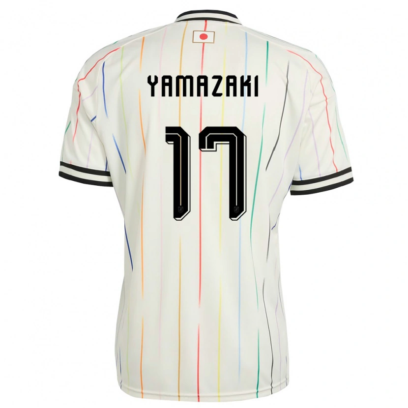 Danxen Hombre Camiseta Japón Taishin Yamazaki #17 Blanco Negro 2ª Equipación 26-28 La Camisa México