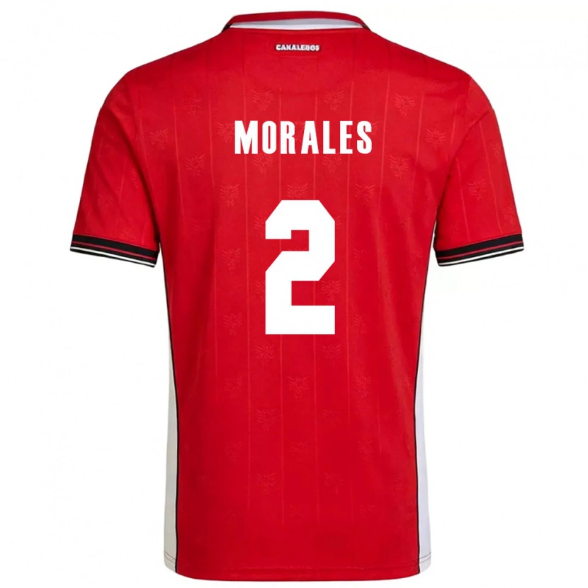 Danxen Mujer Camiseta Panamá Abdul Morales #2 Rojo Marrón Blanco 1ª Equipación 26-28 La Camisa México