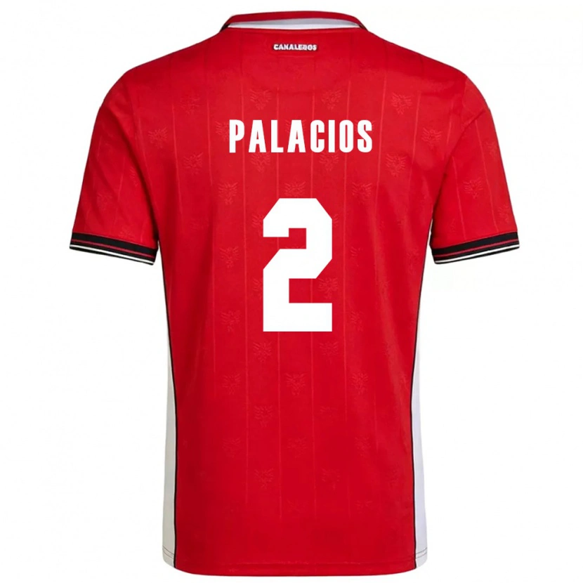 Danxen Mujer Camiseta Panamá Josimar Palacios #2 Rojo Marrón Blanco 1ª Equipación 26-28 La Camisa México