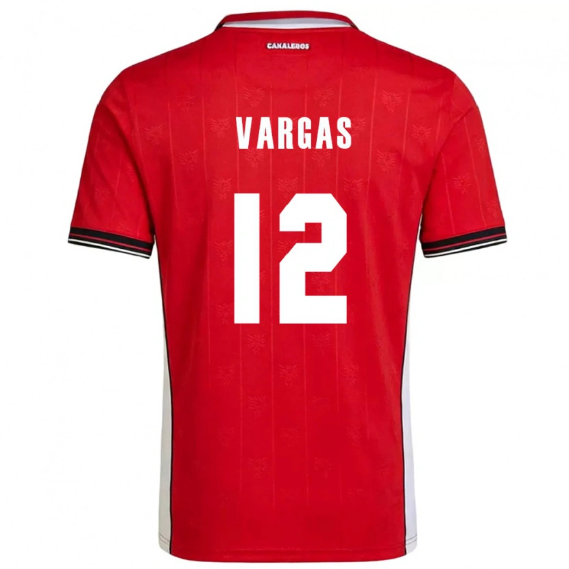 Danxen Mujer Camiseta Panamá Stephani Vargas #12 Rojo Marrón Blanco 1ª Equipación 26-28 La Camisa México