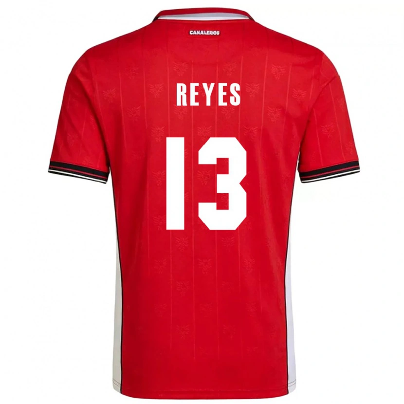 Danxen Mujer Camiseta Panamá Renso Reyes #13 Rojo Marrón Blanco 1ª Equipación 26-28 La Camisa México
