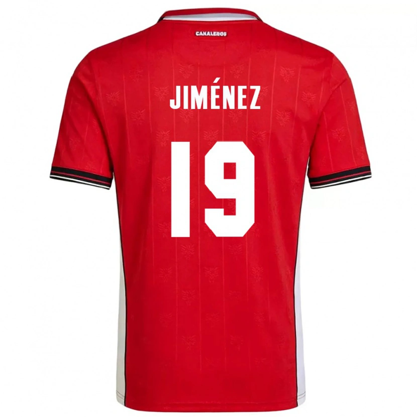 Danxen Mujer Camiseta Panamá Mijahir Jiménez #19 Rojo Marrón Blanco 1ª Equipación 26-28 La Camisa México